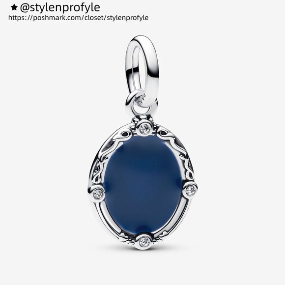 Pandora Disney Snow White Magic Mirror Dangle Charm - Picture 1 of 6